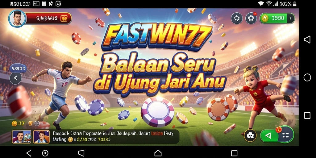 Screenshot gameplay dari <strong>FASTWIN77</strong> menampilkan aksi balapan yang mendebarkan.