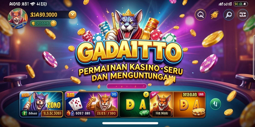 Tampilan gameplay GADAITOTO yang menawan dan seru.