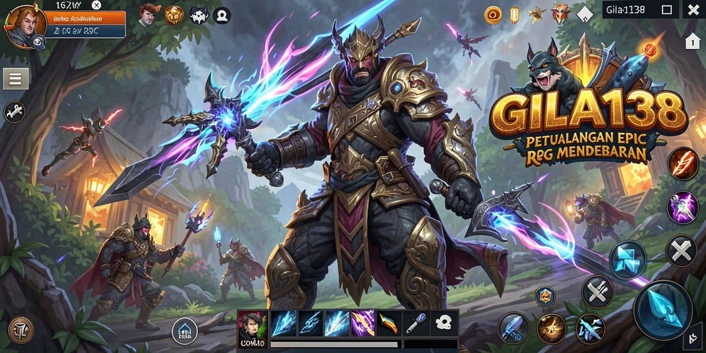 Screenshot GILA138 menampilkan aksi seru dalam gameplay RPG.