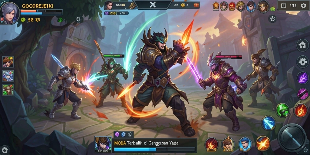 Screenshot gameplay GOGOREJEKI yang menarik dan mendebarkan.