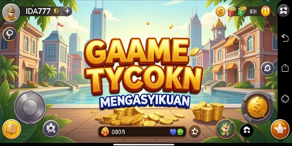 Screenshot gameplay IDA777 menampilkan keseruan membangun dan mengelola bisnis.