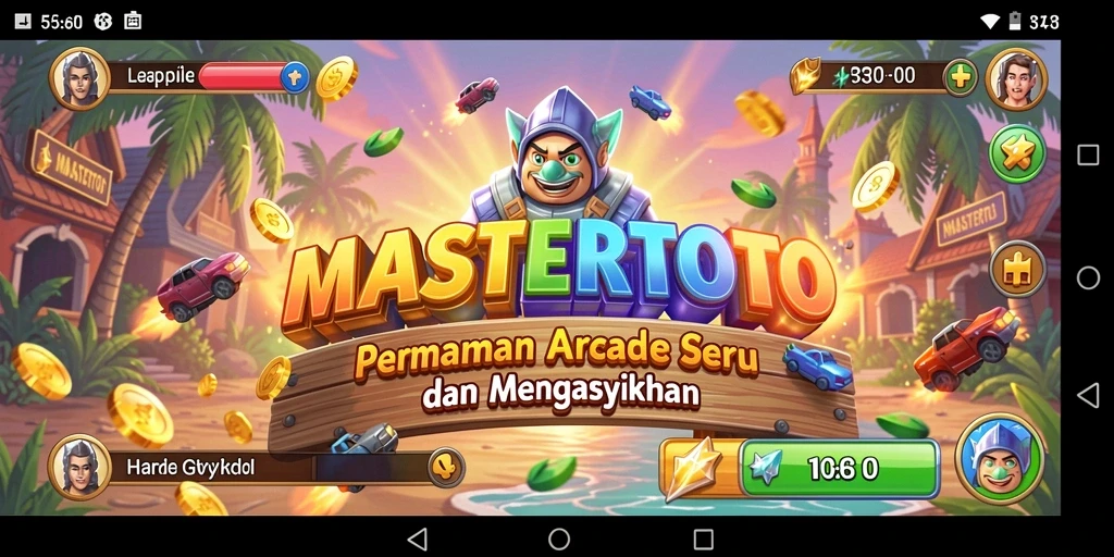 Screenshot MASTERTOTO menampilkan gameplay penuh aksi dan keseruan.