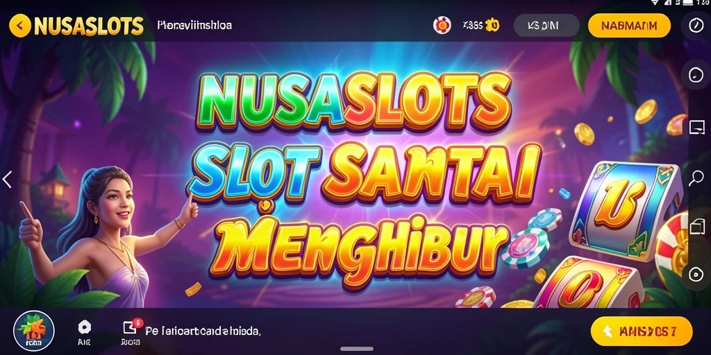 Tampilan gameplay menyenangkan di NUSASLOTS dengan tema menarik.