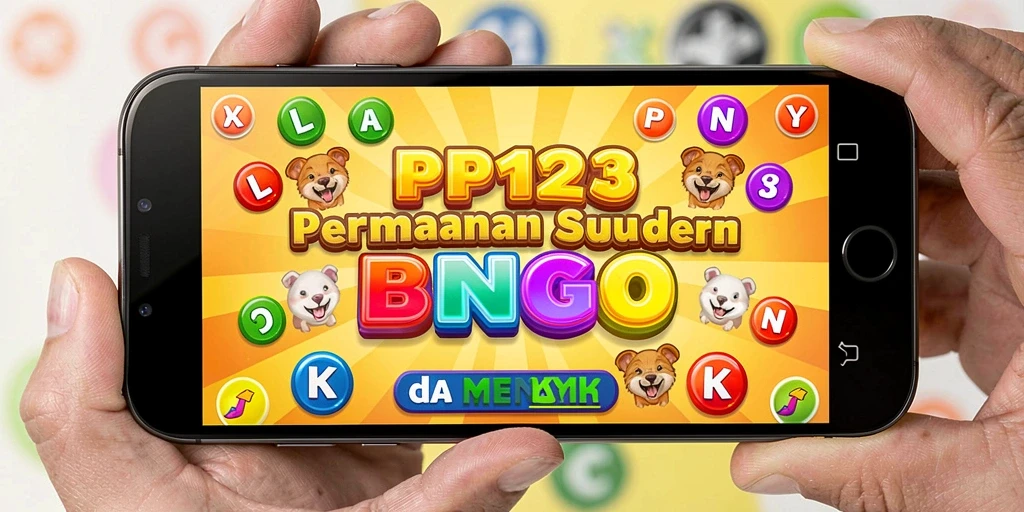 Screenshot PP123 yang menampilkan gameplay Bingo yang seru.