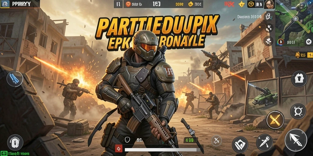Gameplay PPRRYY yang mendebarkan di pertempuran Battle Royale.