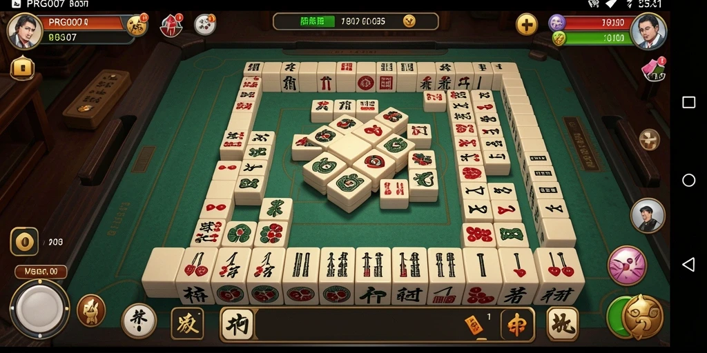 Tampilan gameplay Mahjong yang menantang di PRG007.