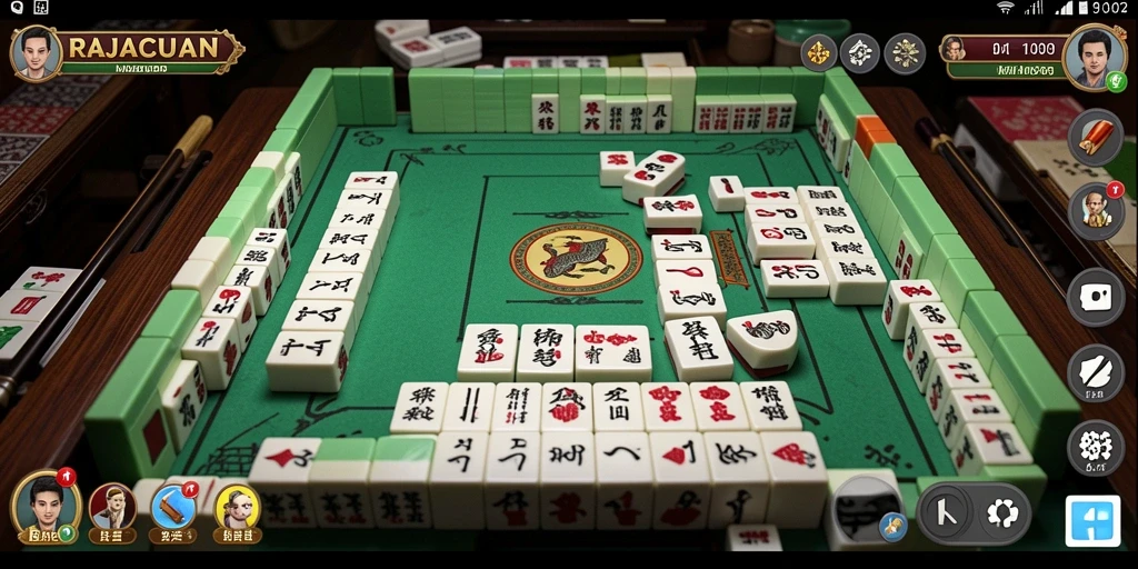 Screenshot menunjukkan tampilan game Mahjong yang seru dan menarik.