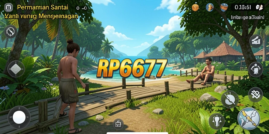 Screenshot utama RP6677 menampilkan gameplay yang seru dan mengasyikkan.