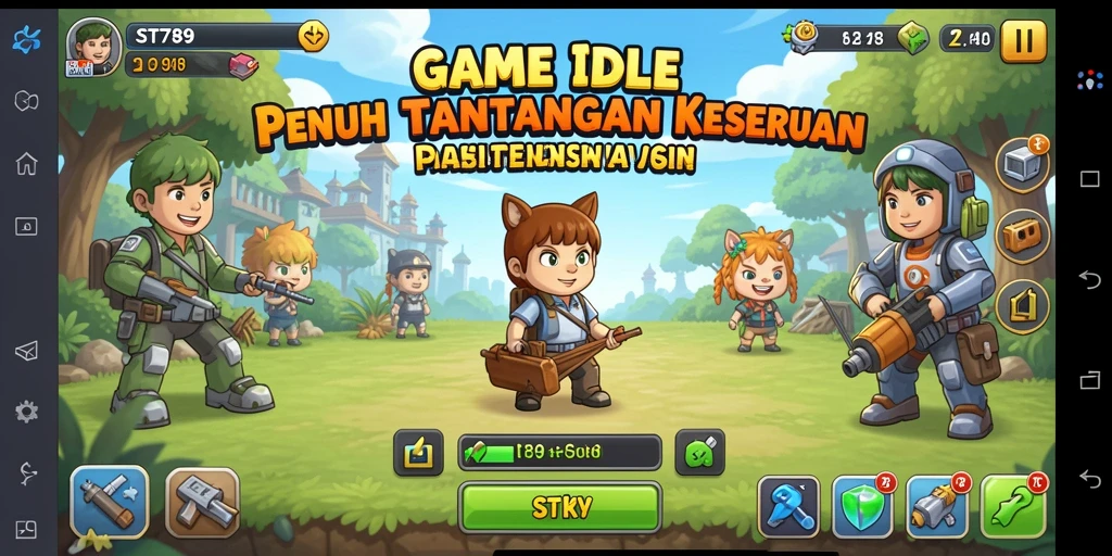 Tampilan menarik dari gameplay ST789 yang menyenangkan dan interaktif.