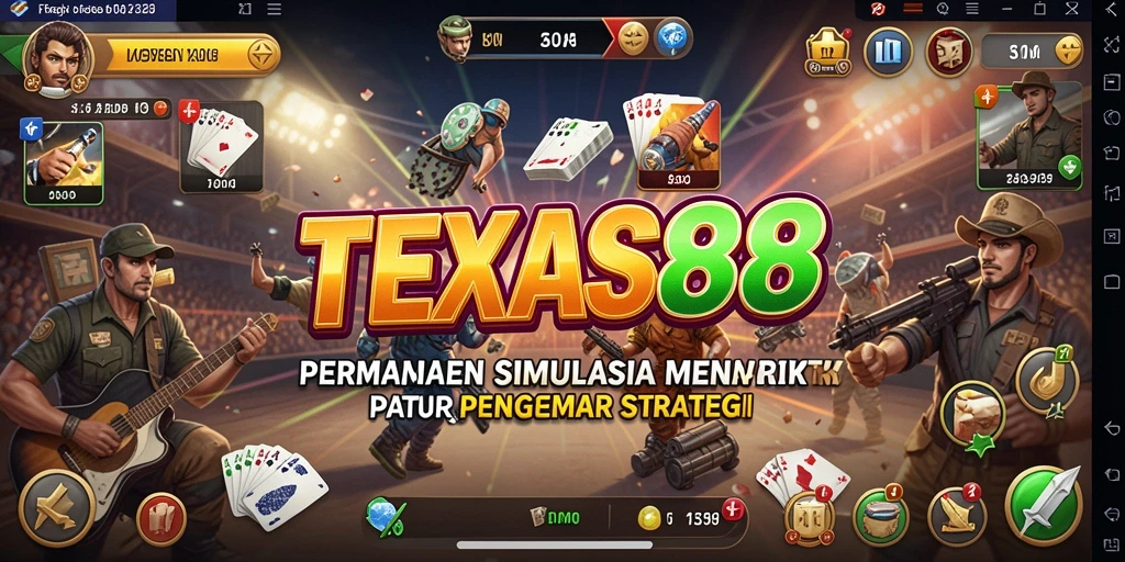 Gameplay TEXAS88 yang seru dan interaktif.