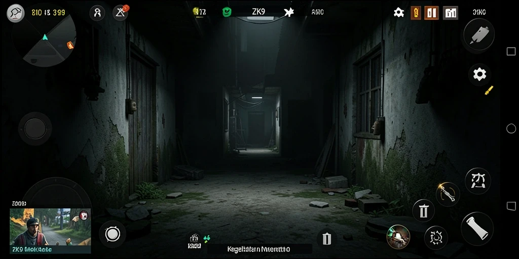 Gameplay ZK9 yang menegangkan dan mencekam.